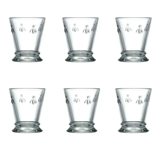 Abeille Drinking Glass 6-pack, Clear
