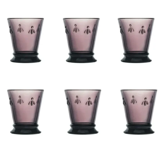 Abeille Drinking Glass 6-pack, Clear