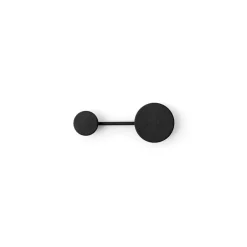 Afteroom Hook S, Black/Brass