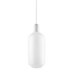 Amp Pendant Large, Smoke/Black Marble