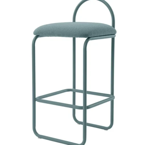 Angui Bar Stool H82.5 cm, Dusty Blue