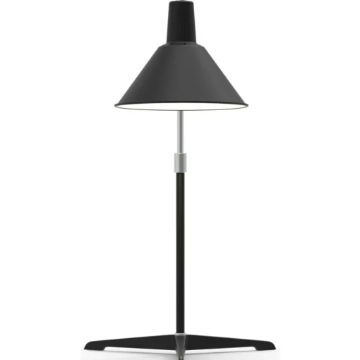 Arcon Table Lamp, Black / Chrome