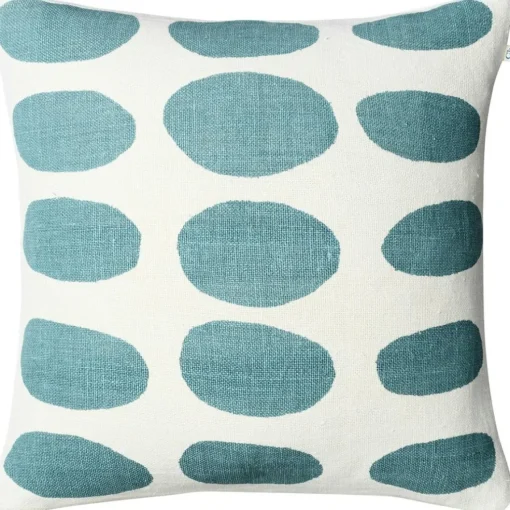 Asim Cushion Cover 50x50 cm, Off-white / Heaven Blue
