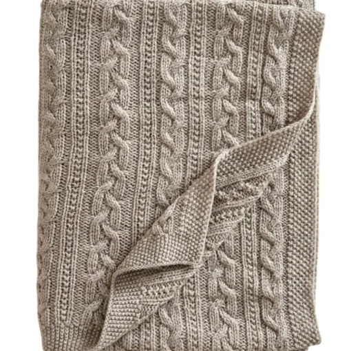 Baby Blanket 80x100 cm Merino Wool, Oatmeal