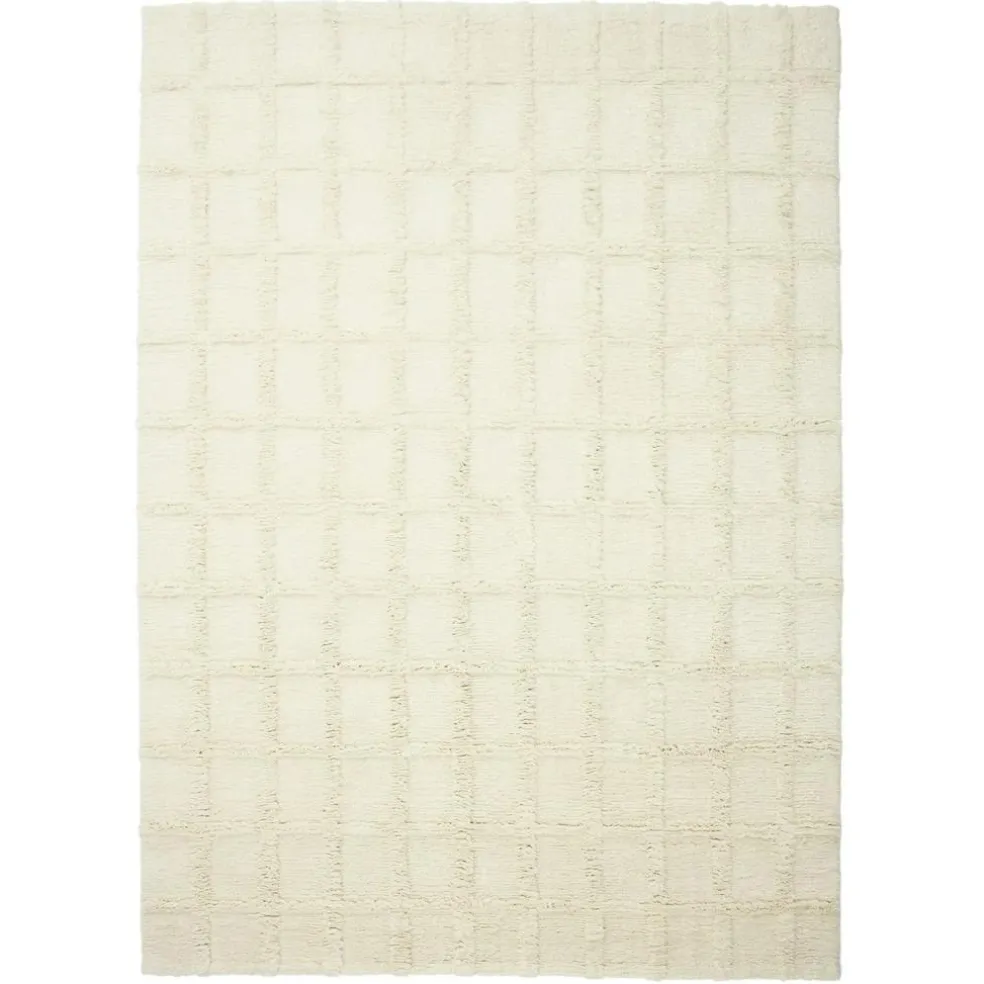 Badal Traceable Wool Rug Off-white, 250x350 cm