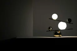 Balance Table Lamp, Brass