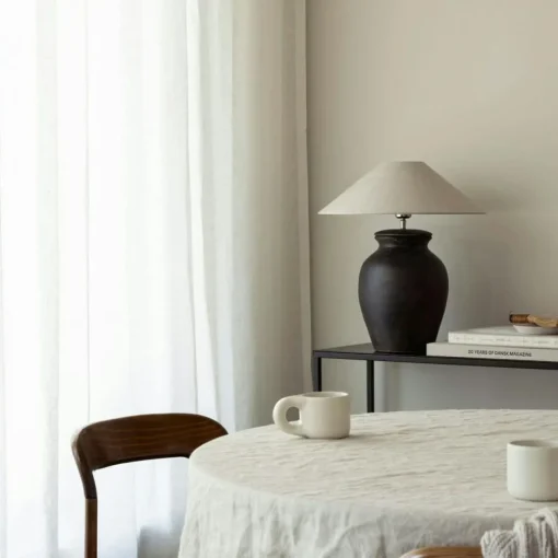 Basic Lampshade Flat 36 cm, Natural