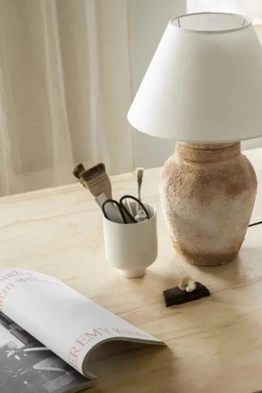 Basic Wide Lampshade 400 mm, White