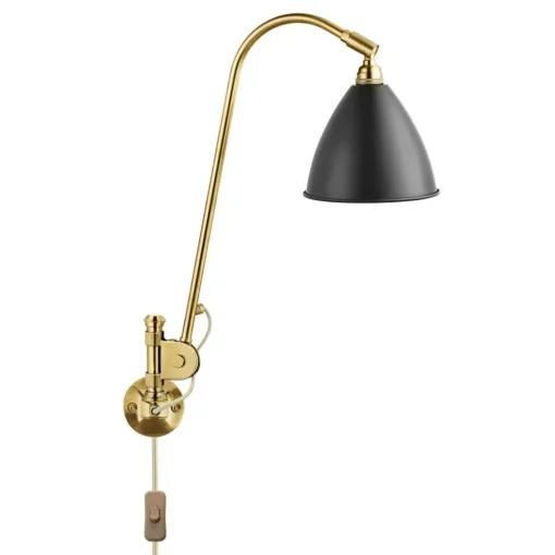 Bestlite BL6 Wall Lamp, Chrome/Black