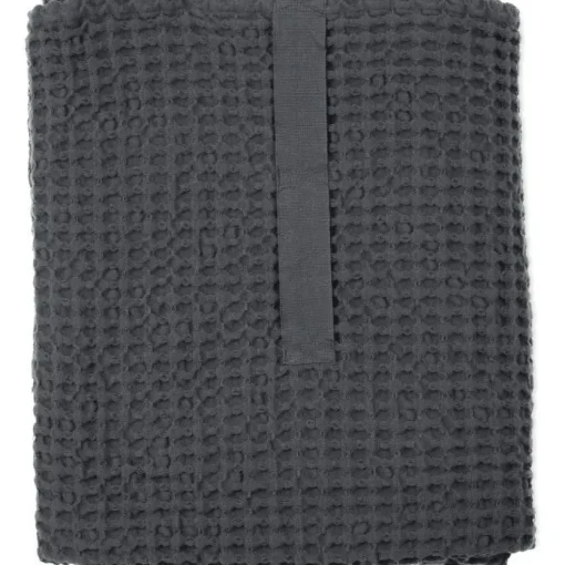 Big Waffle Towel / Blanket, Dark Grey