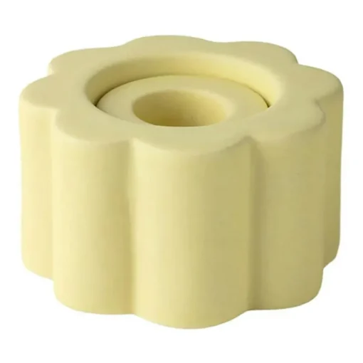 Birgit Vase / Candlestick 5 cm, Pale Yellow