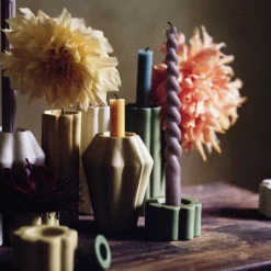 Birgit Vase / Candlestick 5 cm, Pale Yellow