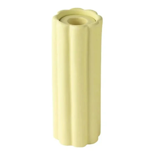 Birgit Vase / Candlestick 17 cm, Pale Yellow