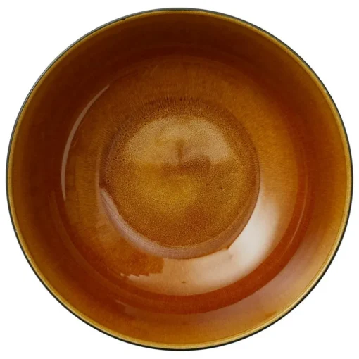 Bitz Salad Bowl, Black/Amber