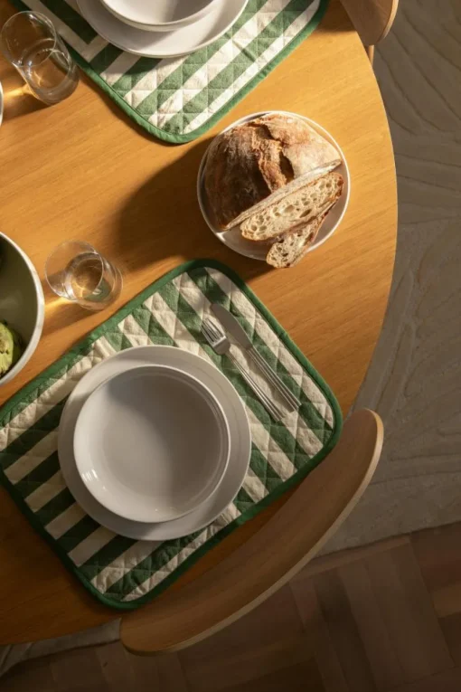 Block Stripe Placemat 35x45 cm, Brown