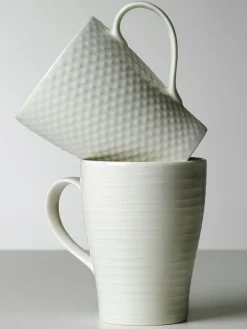 Blond Mug 30 cl, White Stripe