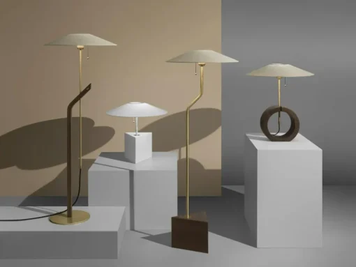 Bombus Table Lamp, Smoked Oak