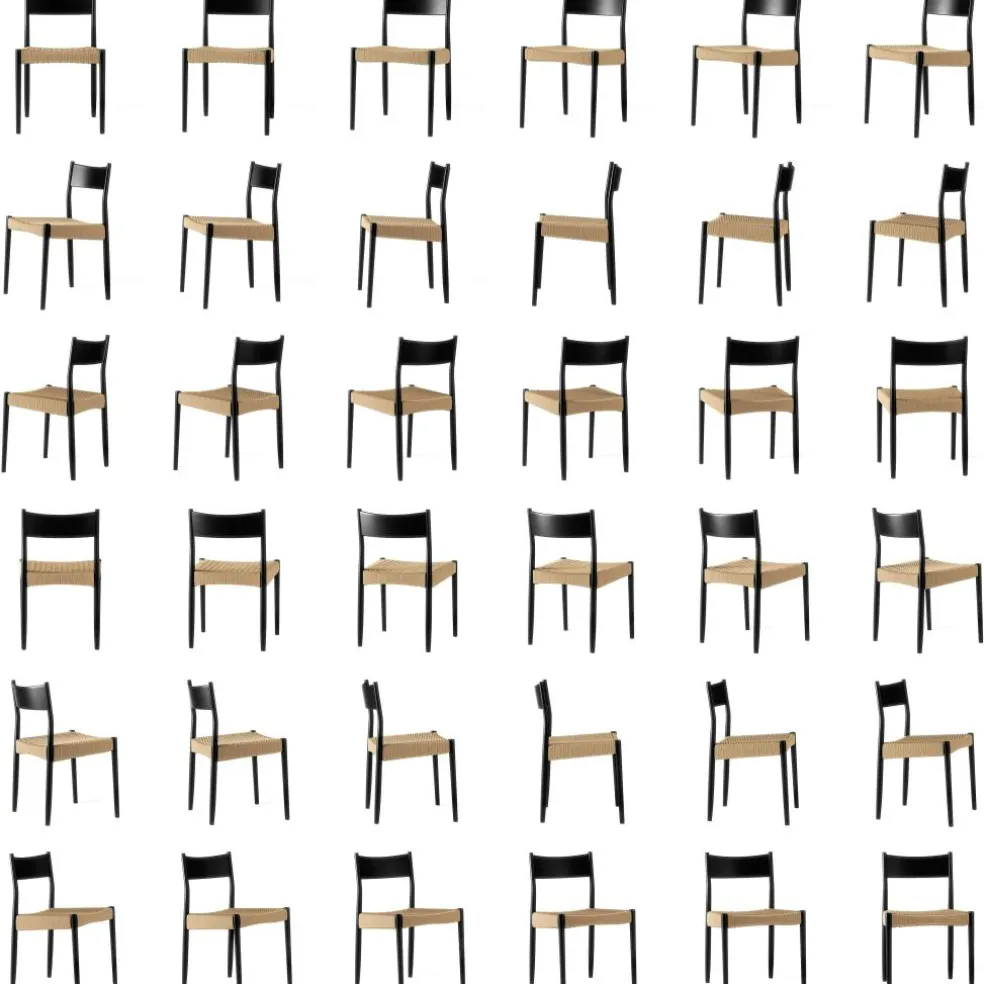 Bond Chair, Black stained Beech