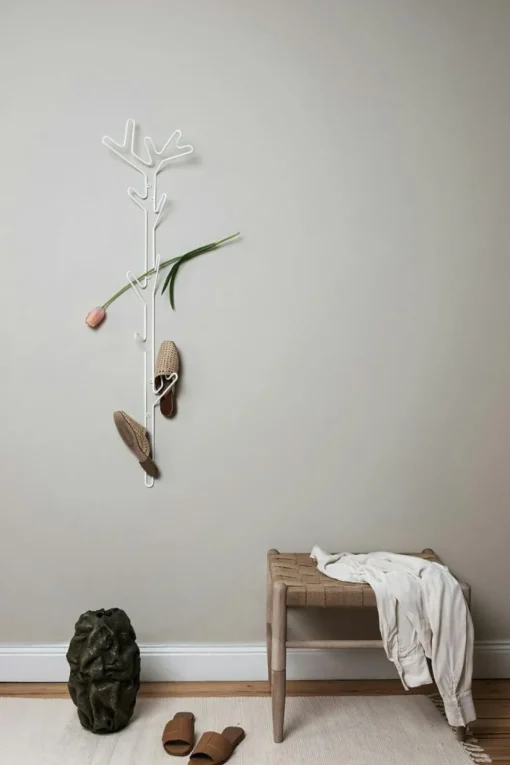Branch Coat Rack, White