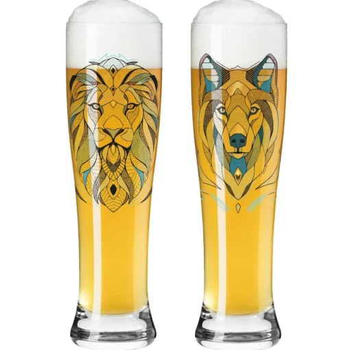 Brauchzeit Beer Glasses 2-pack, #27 & 28