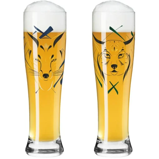 Brauchzeit Beer Glasses 2-pack, #27 & 28