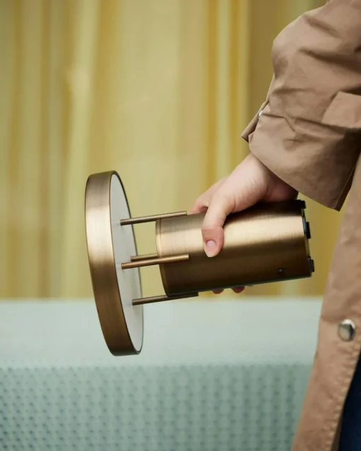 BringMe Mini Portable Lamp, Burnished Brass