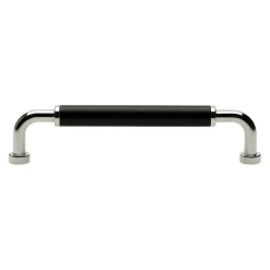 Brohult M Handle CC 128 mm, Nickel Plated/Black