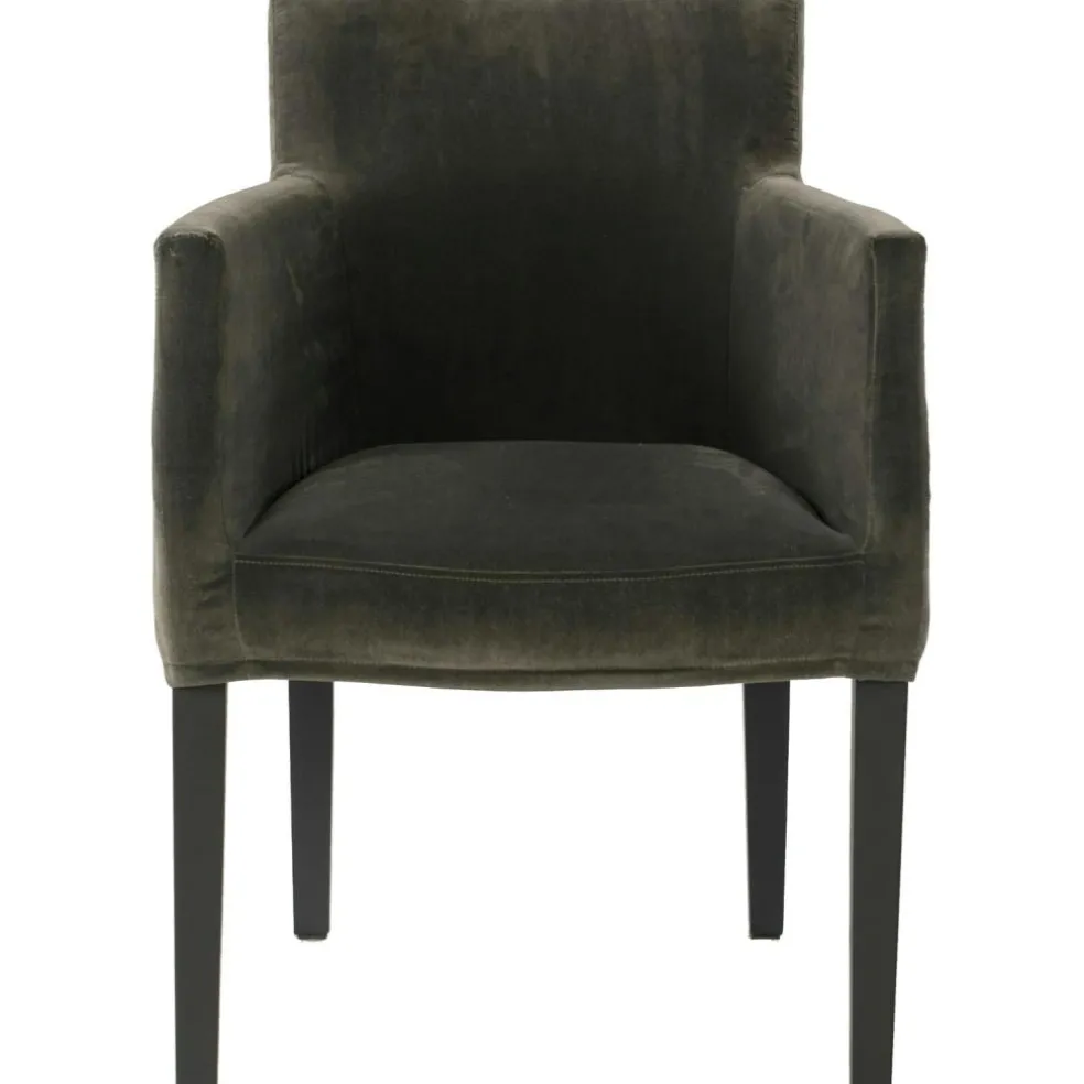 Brooklyn Chair Loose Cover Nat.Ek / Omega Graphit 51