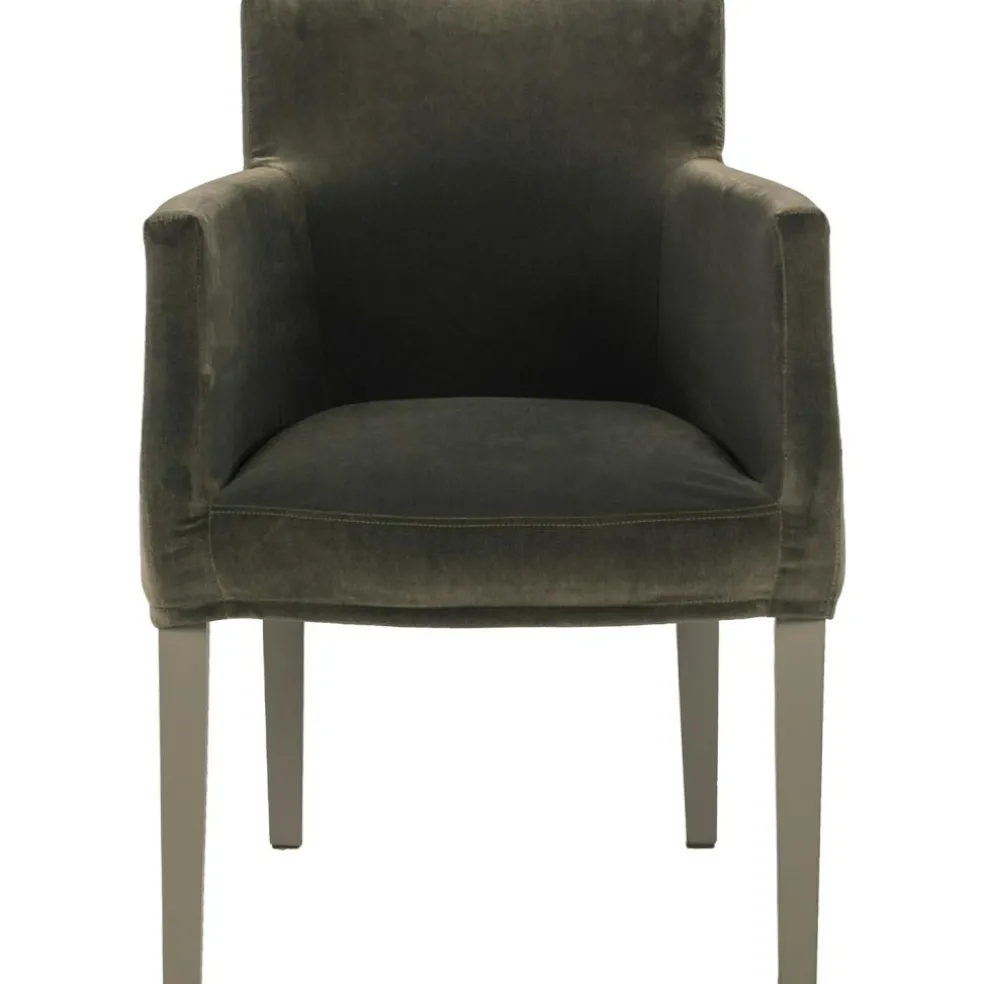 Brooklyn Chair Loose Cover Nat.Ek / Omega Graphit 51