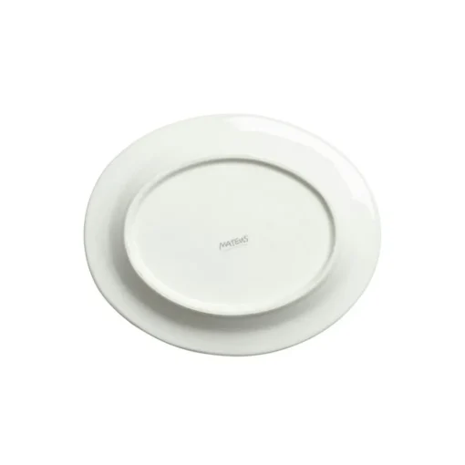 Bubbles Oval Plate 20 cm, Blue