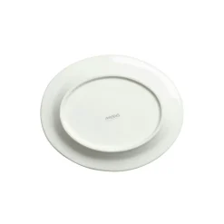 Bubbles Oval Plate 20 cm, Blue