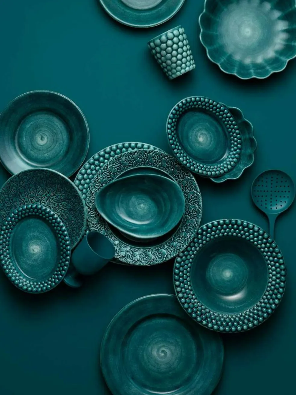 Bubbles Plate 28 cm, Orange