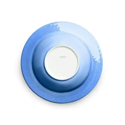 Bubbles Soup Plate 25 cm, Blue