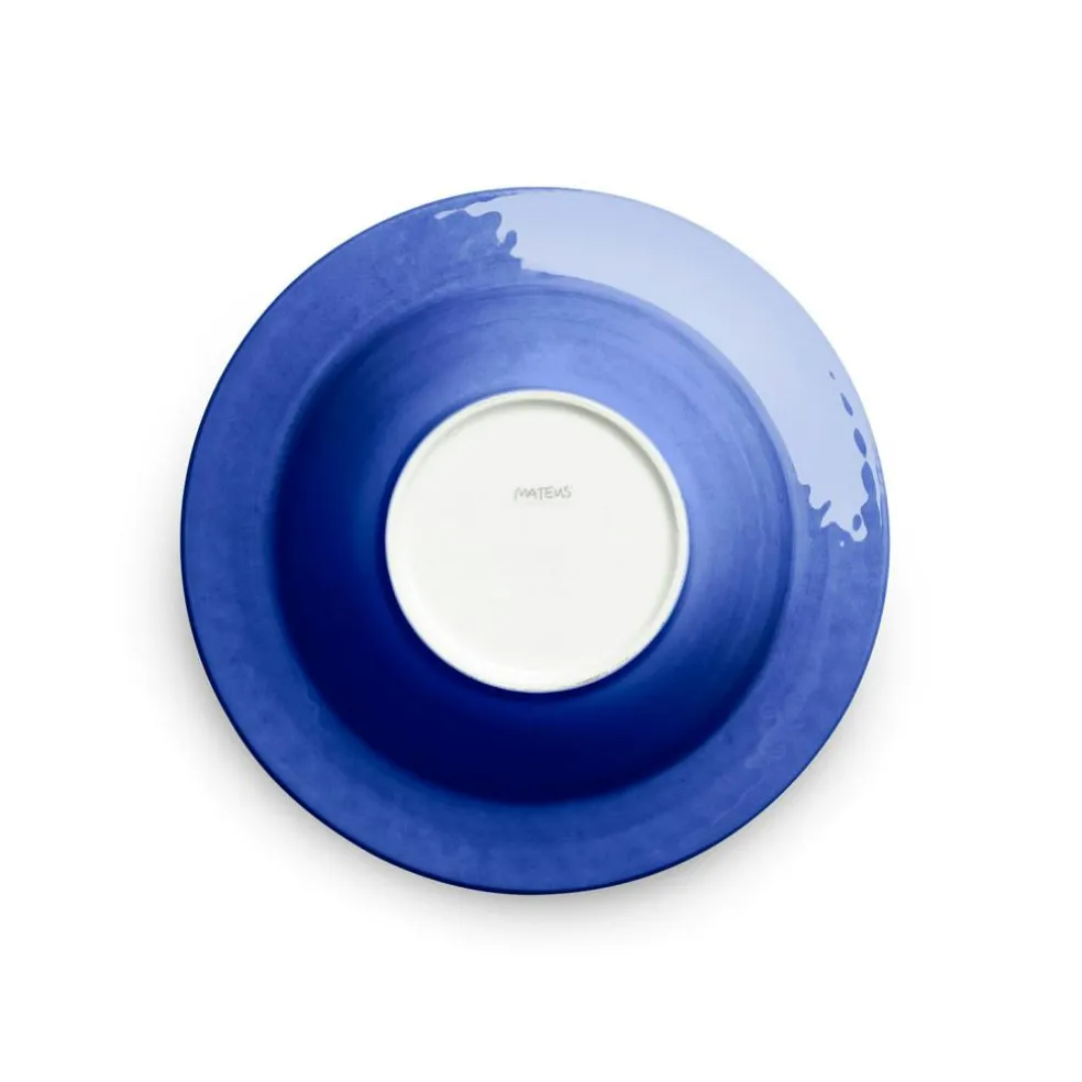 Bubbles Soup Plate 25 cm, Blue