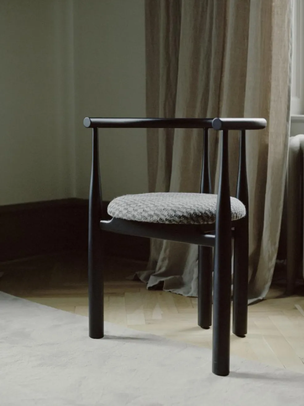 Bukowski Chair, Oak / Rattan