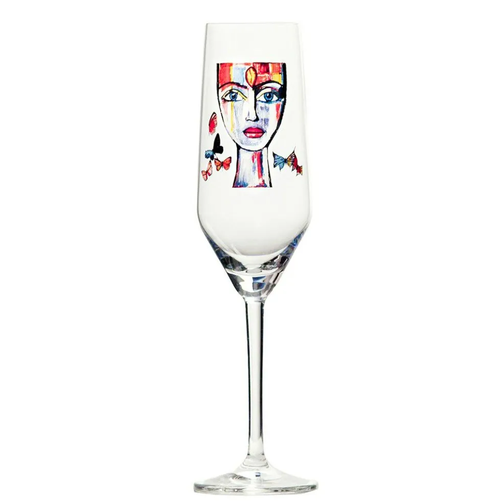 Butterfly Messenger Champagne Glass, 30 cl