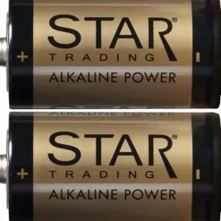 C Alkaline Power Batteries, 2-pack