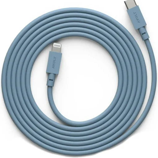Cable 1 USB C to Lightning Charging Cable , 2m, Stockholm Black