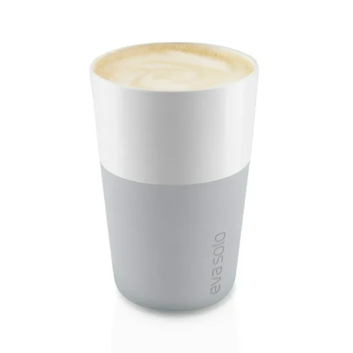 Cafe Latte Mug 2-pack 36 cl, Carbon Black