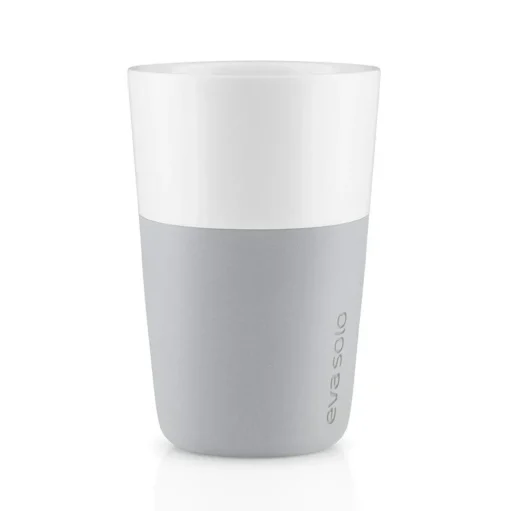 Cafe Latte Mug 2-pack 36 cl, Carbon Black