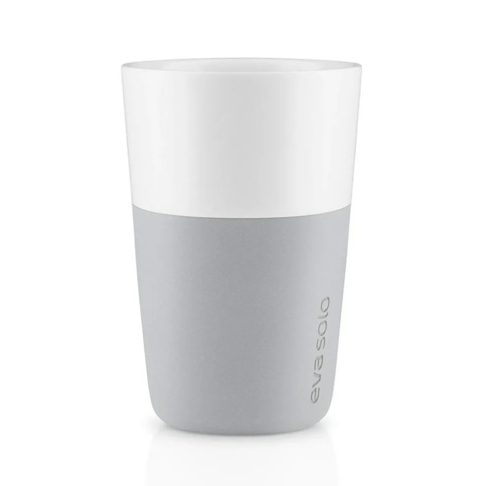 Cafe Latte Mug 2-pack 36 cl, Carbon Black