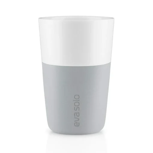Cafe Latte Mug 2-pack 36 cl, Carbon Black