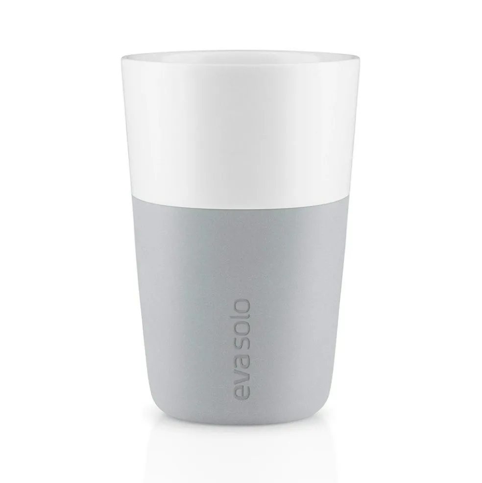 Cafe Latte Mug 2-pack 36 cl, Carbon Black