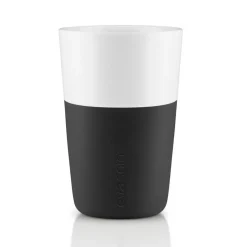 Cafe Latte Mug 2-pack 36 cl, Carbon Black