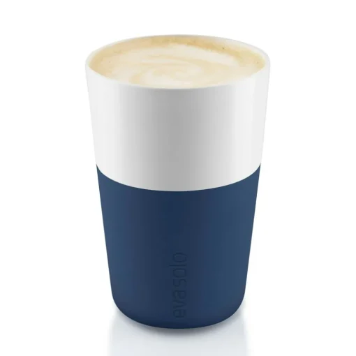 Cafe Latte Mug 2-pack 36 cl, Carbon Black