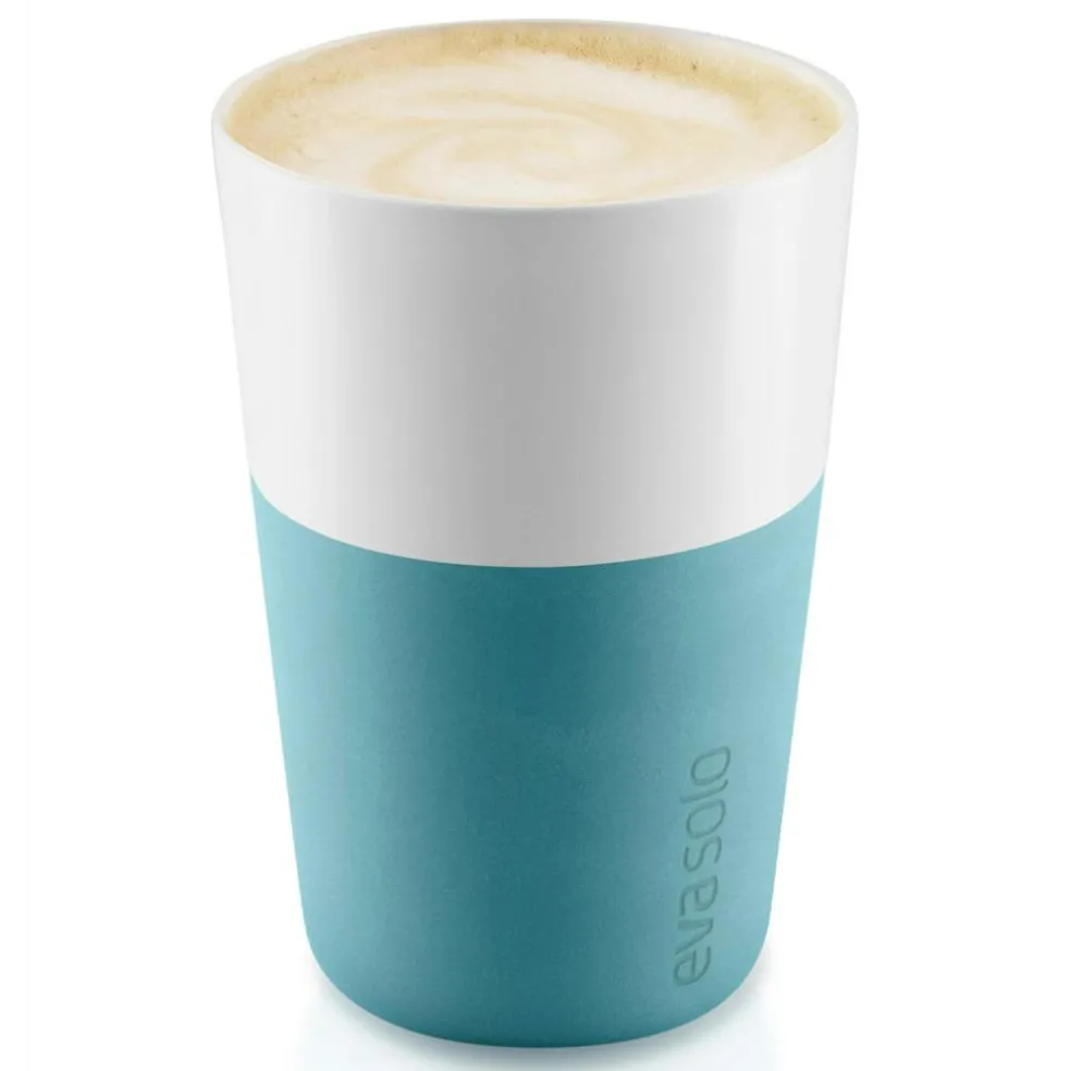 Cafe Latte Mug 2-pack 36 cl, Carbon Black