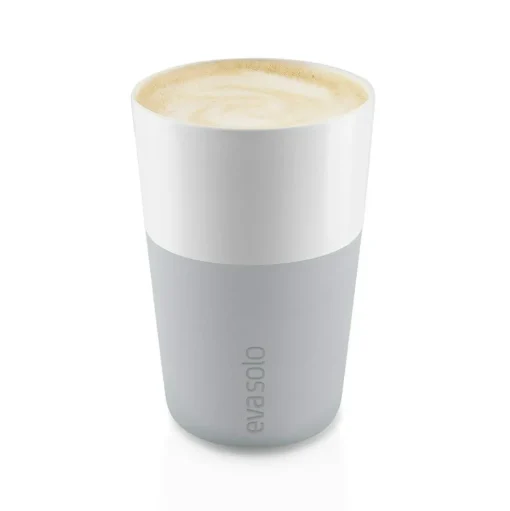 Cafe Latte Mug 2-pack 36 cl, Carbon Black
