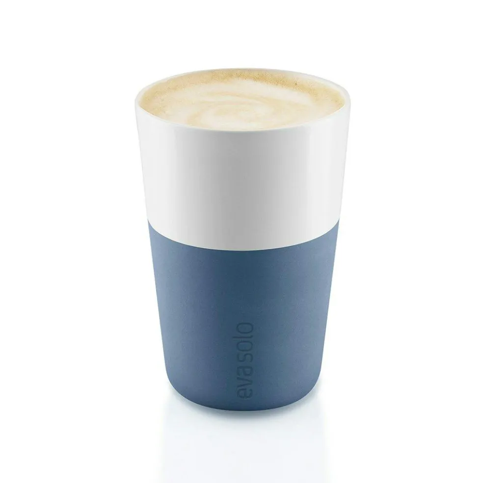 Cafe Latte Mug 2-pack 36 cl, Carbon Black