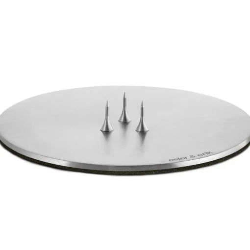 Candle Plate Ø9 cm Rose Gold, Shiny