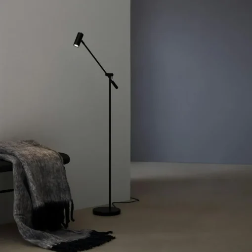 Cato LED Floor Lamp Dimmable MR11, Black